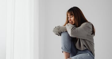 woman crying