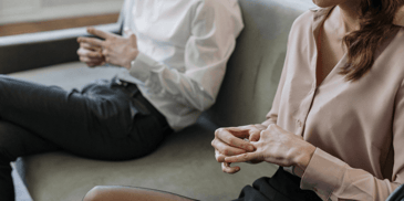 couple sitting with each other