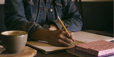 writing hand
