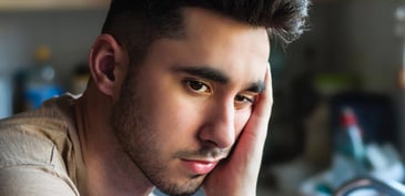 a man wondering