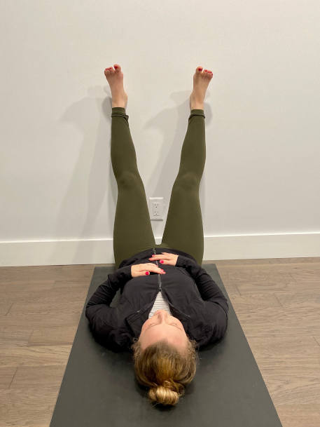 legs up the wall pose