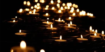 Candles lighting