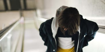 young lady bowing