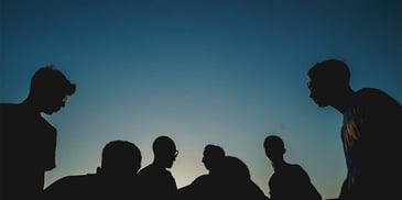 young people meeting with each other