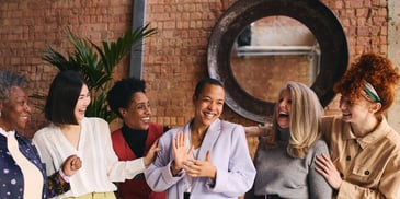 diverse women in supportive therapy group