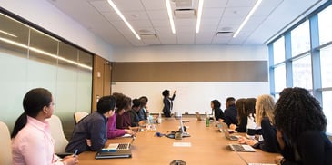 woman in the boardroom